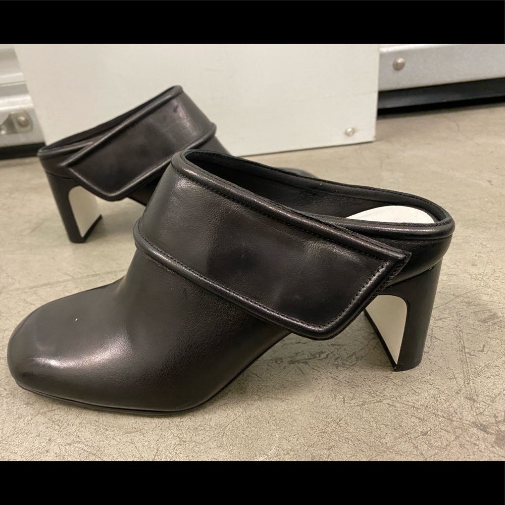 Rag & Bone Elliot Mid Heel Black Leather